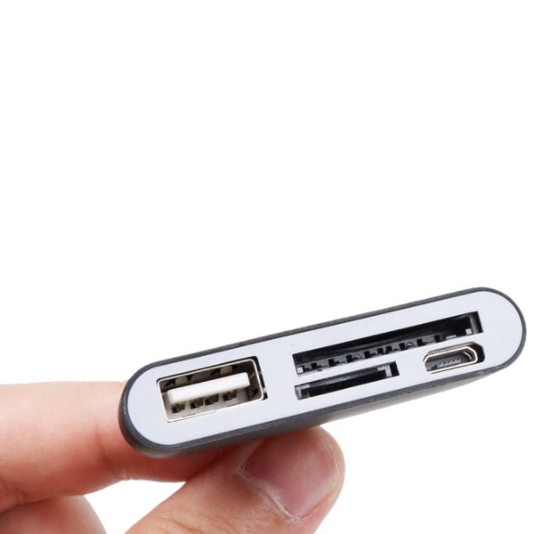 رم ریدرتایپ C چند کارهUSB3.1 با قابلیت خواندن مموری و USB مدل UTC3-1