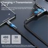 کابل تبدیل USB به USB-c ريمكس مدل RC-96a طول 1.2 متر
