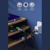کابل سه سر مغناطیسی تبدیل USB به USB-C:لایتنینگ:Micro USB ریمکس مدل Magnetic Flag_3in1 طول 1 متر