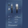 کابل سه سر مغناطیسی تبدیل USB به USB-C:لایتنینگ:Micro USB ریمکس مدل Magnetic Flag_3in1 طول 1 متر