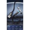 کابل سه سر مغناطیسی تبدیل USB به USB-C:لایتنینگ:Micro USB ریمکس مدل Magnetic Flag_3in1 طول 1 متر