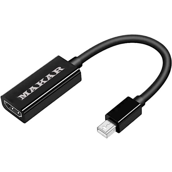 آداپتور Mini DisplayPort به HDMI ماکار مدل MK-CN242 کیفیت تصویر 4K، سازگاری گسترده و طراحی قابل حمل برای اتصال بی‌نقص دستگاه‌های مک و ویندوزی